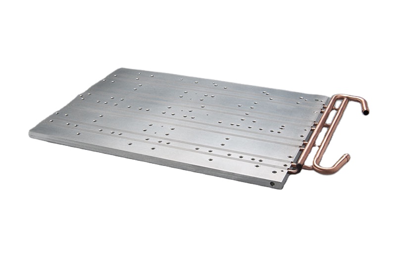 Aluminum Plate with Copper Tube