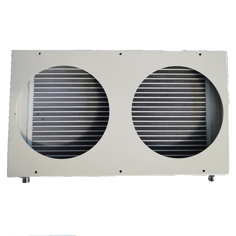 Air To Water Recuperator Plate Fin Heat Exchanger with Fan